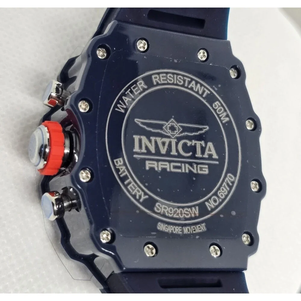 Invicta Racing Valxor Unisex Watch 40mm Dark Blue 69770 Brand New - Picture 7 of 7
